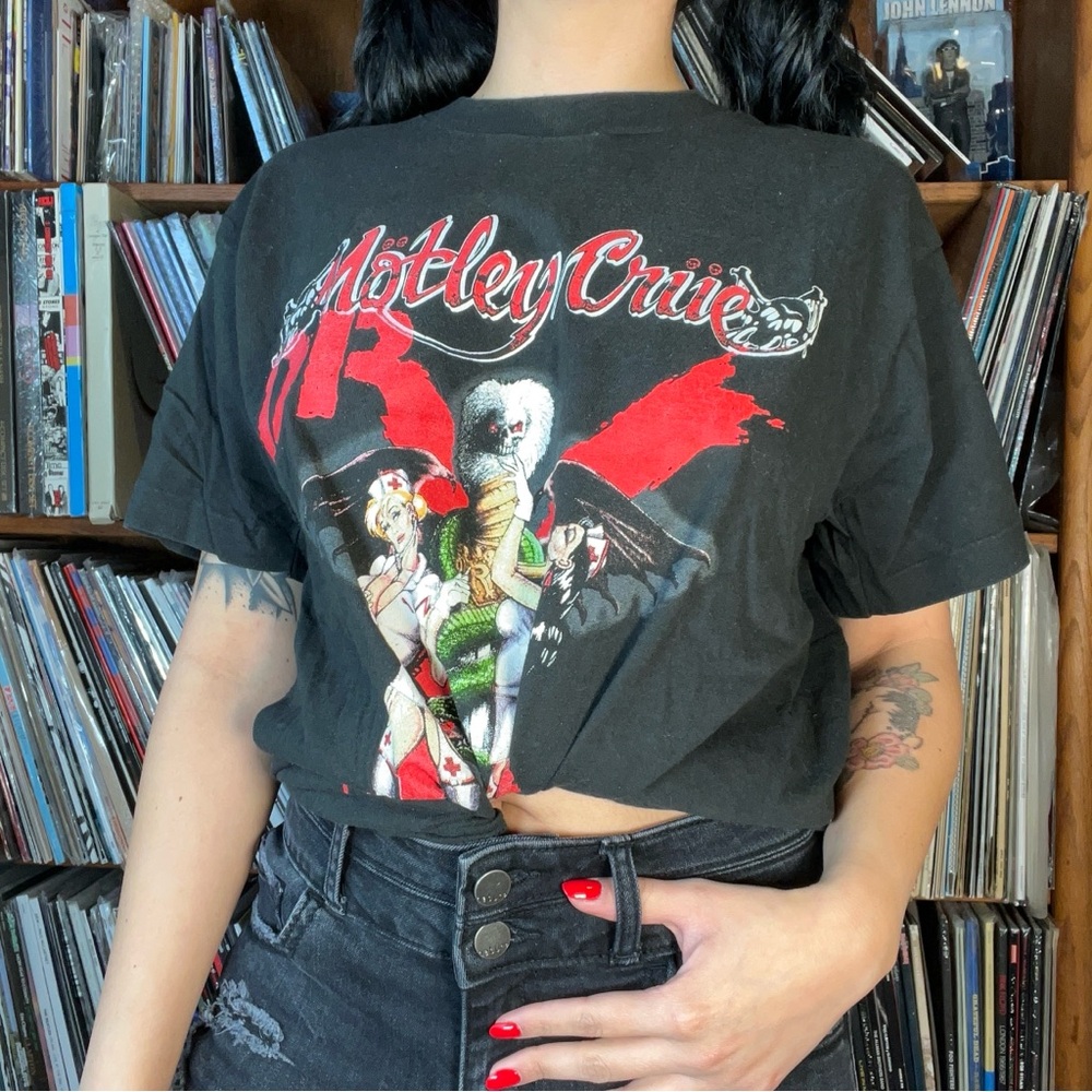 Black Mötley Crüe vintage concert tshirt
